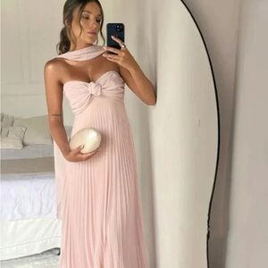 Pink Strapless Dress